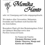 Danksagung Monika Hanto