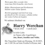 Traueranzeige Harry Werchan