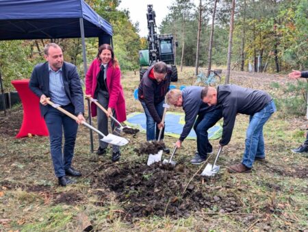 Der Spatenstich für die Seeachse – Cottbus soll eine Verbindung zwischen Stadt und See schaffen
