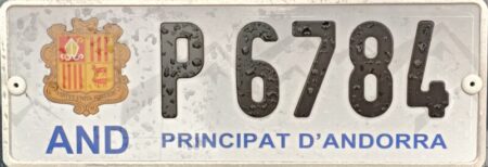 Autokennzeichen mit Wappen