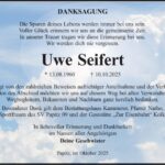 Danksagung Uwe Seifert