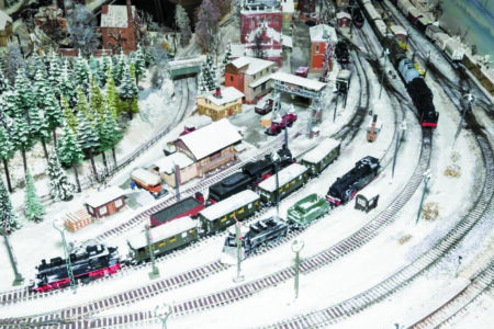 Die Modelleisenbahn-Ausstellung im Blechen-Carré