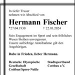 Nachruf Hermann Fischer