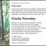 Danksagung Gisela Nowotny