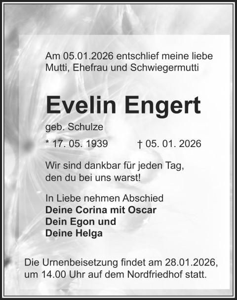Evelin Engert, geb. Schulze
