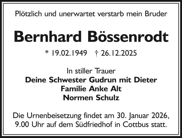 Bernhard Bössenrodt