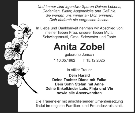 Anita Zobel geb. Jensch