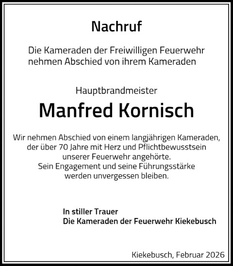 Manfred Kornisch