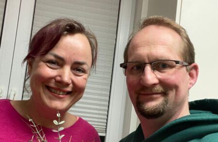 Glücksbotin Mandy Sprejz traf auf den gebürtigen Nordfriesen Jan Hansen, der jetzt in Cottbus Zuhause ist