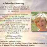 Traueranzeige Manu