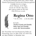 Traueranzeige Regina Otto