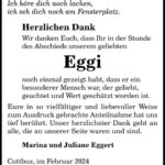 Danksagung Eggi
