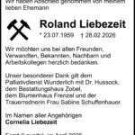 Danksagung Roland Liebezeit