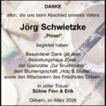Danksagung Jörg Schwietzke