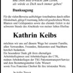 Danksagung Kathrin Keibs