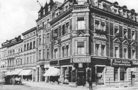Die Frankfurter und Alte Poststraße in Guben.
