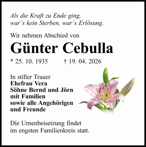Günter Cebulla