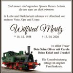 Traueranzeige Wilfried Meritz