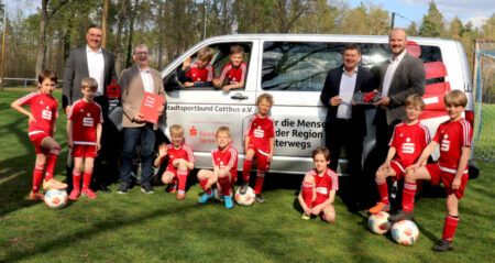 Sparkasse unterstützt die Cottbuser Sportfamilie
