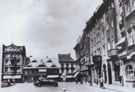 Der Marktplatz in Forst.