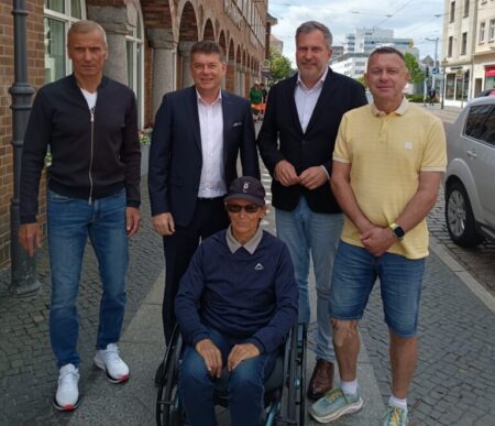 Ehrung des ersten  Lausitzer Olympiahelden: 150. Geburtstag von Gustav Schuft
