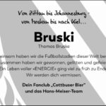 Nachruf Thomas Bruske "Bruski"