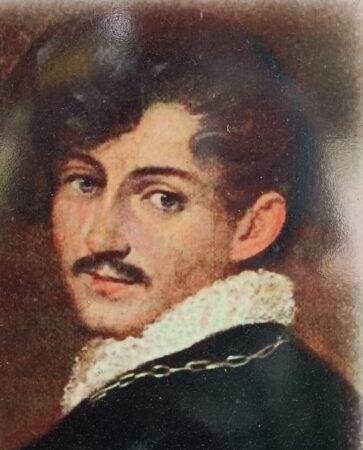 Der deutsche Romantik-Dichter Joseph Freiherr von Eichendorff geehrt. Er ist ganz in der Nähe an der Oder geboren.