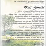 Danksagung Ines Jasorka