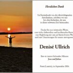 Danksagung Denisé Ullrich