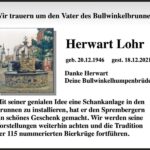 Nachruf Herwart Lohr