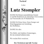 Nachruf Lutz Stompler