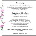 Danksagung Brigitte Fischer