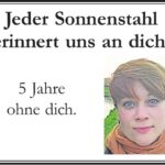 Jahresgedenken Mandy