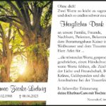 Danksagung Romeo Zierke-Ludwig