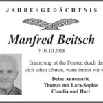 Jahresgedenken Manfred Beitsch