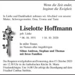 Traueranzeige Liselotte Hoffmann, geb. Linke