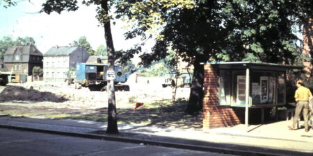 Bei Spaziergängen hat diese Bilder vom „Konsument“ und der Baustelle Lothar Aden aufgenommen