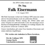 Nachruf Dr.-Ing. Falk Eisermann