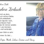 Jahresgedenken Hannelore Zerback