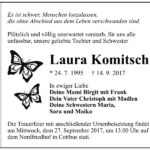 Traueranzeige Laura Komitsch