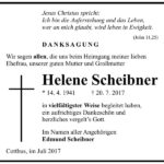 Danksagung Helene Scheibner