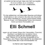 Danksagung Elli Schmell