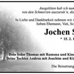 Traueranzeige Jochen Schröder