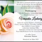 Danksagung Veronika Ludewig