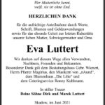 Danksagung Eva Luttert