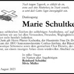 Danksagung Marie Schultke