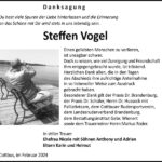 Danksagung Steffen Vogel