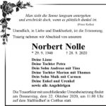 Traueranzeige Norbert Nolle