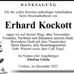 Danksagung Erhard Kockott