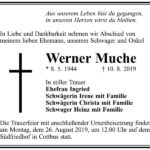 Traueranzeige Werner Muche